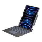 Étui de protection avec clavier Bluetooth rétroéclairé détachable et airbag antichoc aux quatre coins, pour iPad Air 13 2025 / 2024 / Pro 12.9