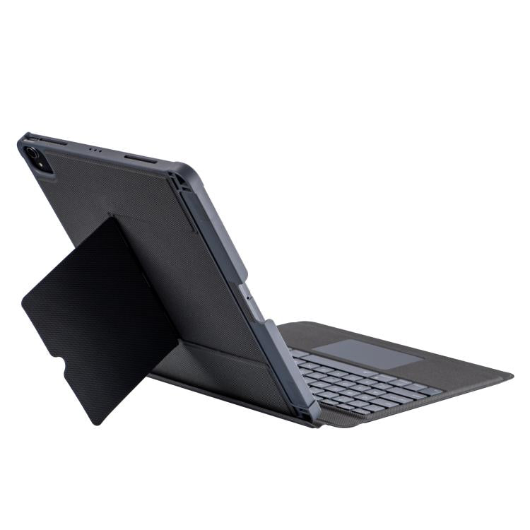 Étui de protection avec clavier Bluetooth rétroéclairé détachable et airbag antichoc aux quatre coins, pour iPad Air 13 2025 / 2024 / Pro 12.9