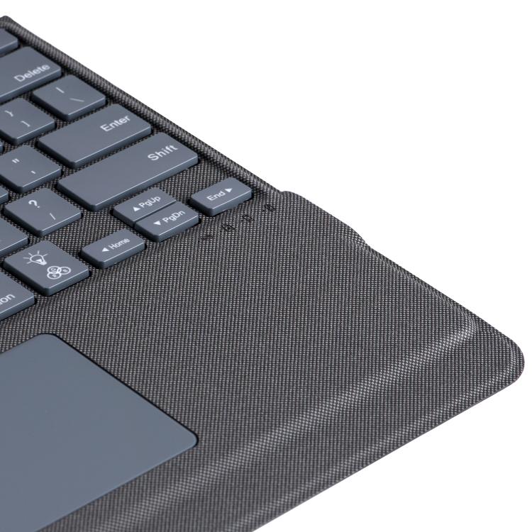 Étui de protection avec clavier Bluetooth rétroéclairé détachable et airbag antichoc aux quatre coins, pour iPad Air 13 2025 / 2024 / Pro 12.9