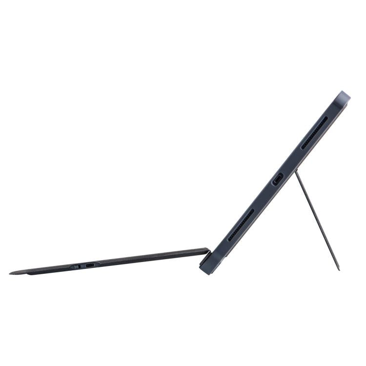 Étui de protection avec clavier Bluetooth rétroéclairé détachable et airbag antichoc aux quatre coins, pour iPad Air 13 2025 / 2024 / Pro 12.9
