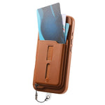 Étui de téléphone avec sac magnétique détachable pour cartes, bague de support et corde anti-perte, pour iPhone 14, pour iPhone 14 Pro, pour iPhone 14 Pro Max