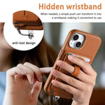 Étui de téléphone avec sac magnétique détachable pour cartes, bague de support et corde anti-perte, pour iPhone 14, pour iPhone 14 Pro, pour iPhone 14 Pro Max