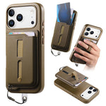 Étui de téléphone avec sacoche magnétique détachable, anneau de maintien et cordon anti-perte, pour iPhone 17e / 16e, pour iPhone 17 Pro Max, pour iPhone 17 Pro, pour iPhone 17, pour iPhone Air, pour iPhone 16 Plus