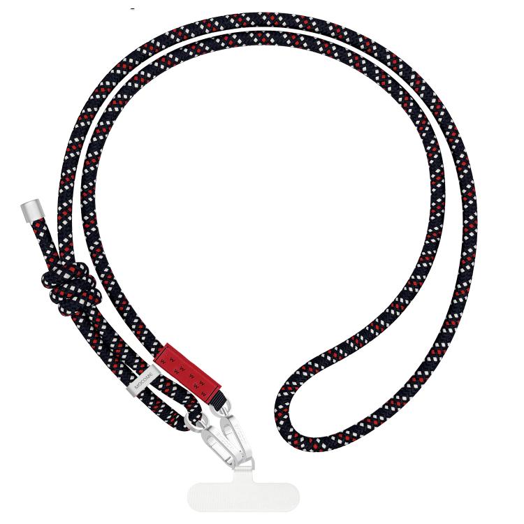 Corde suspendue tissée à rayures de couleur en fil de polyester recyclé