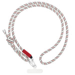 Corde suspendue tissée à rayures de couleur en fil de polyester recyclé