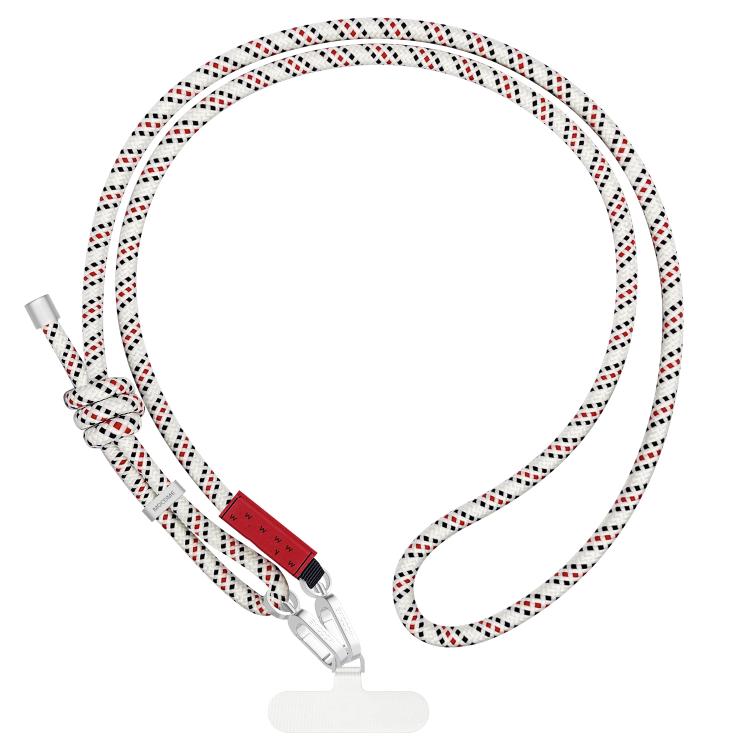 Corde suspendue tissée à rayures de couleur en fil de polyester recyclé