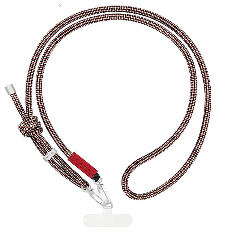 Corde suspendue tissée à rayures de couleur en fil de polyester recyclé