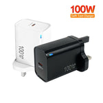 Chargeur de protocole entièrement compatible TE-PD46 GaN 100W PD 45W, prise UK