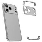 Coque de téléphone antichoc ultra-fine en alliage de titane sans cadre aux quatre coins, pour iPhone 17 Pro Max, pour iPhone 17 Pro, pour iPhone 17, pour iPhone Air