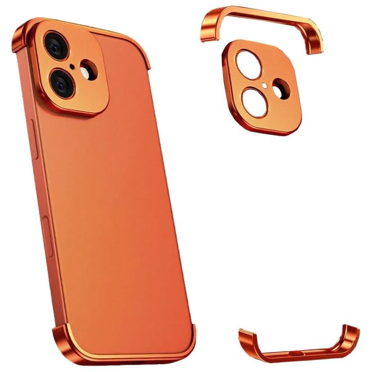 Coque de téléphone antichoc ultra-fine en alliage de titane sans cadre aux quatre coins, pour iPhone 17 Pro Max, pour iPhone 17 Pro, pour iPhone 17, pour iPhone Air