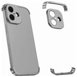 Coque de téléphone antichoc ultra-fine en alliage de titane sans cadre aux quatre coins, pour iPhone 17 Pro Max, pour iPhone 17 Pro, pour iPhone 17, pour iPhone Air