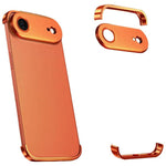 Coque de téléphone antichoc ultra-fine en alliage de titane sans cadre aux quatre coins, pour iPhone 17 Pro Max, pour iPhone 17 Pro, pour iPhone 17, pour iPhone Air