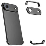 Coque de téléphone antichoc ultra-fine en alliage de titane sans cadre aux quatre coins, pour iPhone 17 Pro Max, pour iPhone 17 Pro, pour iPhone 17, pour iPhone Air