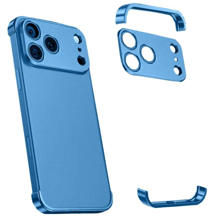 Coque de téléphone antichoc ultra-fine en alliage de titane sans cadre aux quatre coins, pour iPhone 17 Pro Max, pour iPhone 17 Pro, pour iPhone 17, pour iPhone Air