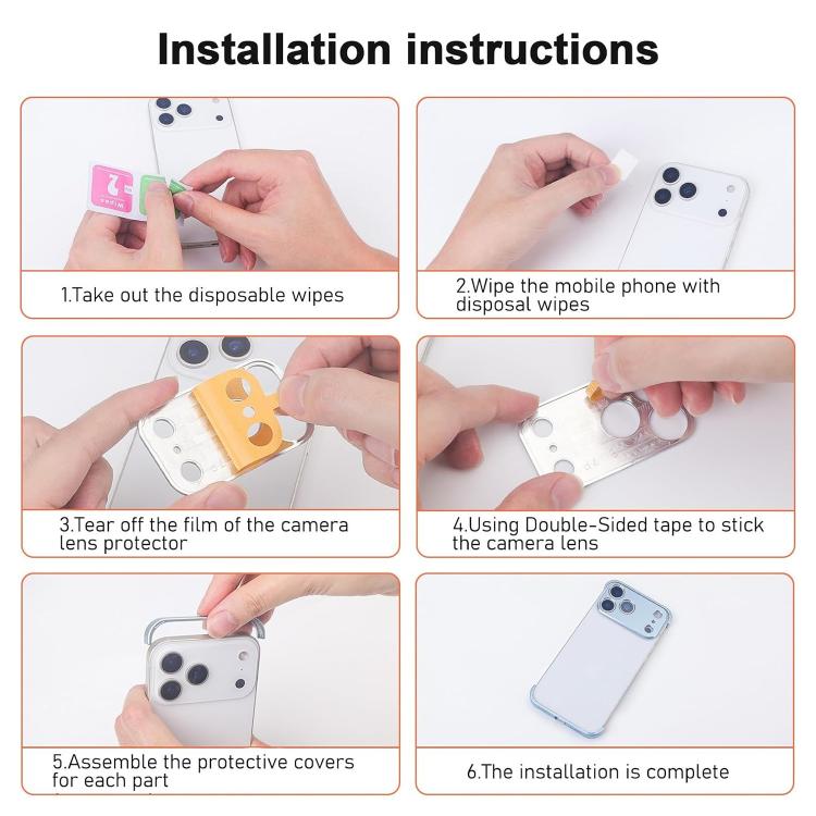 Coque de téléphone antichoc ultra-fine en alliage de titane sans cadre aux quatre coins, pour iPhone 17 Pro Max, pour iPhone 17 Pro, pour iPhone 17, pour iPhone Air