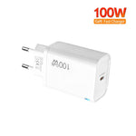TE-PD46 GaN 100W PD 45W Fully Compatible Charger with Type-C to Type-C Data Cable，EU Plug