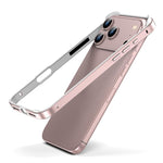 Coque de téléphone antichoc à quatre coins en silicone hybride métallique, pour iPhone 17 Pro Max, pour iPhone 17 Pro, pour iPhone 17, pour iPhone Air