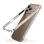 Coque de téléphone antichoc à quatre coins en silicone hybride métallique, pour iPhone 17 Pro Max, pour iPhone 17 Pro, pour iPhone 17, pour iPhone Air