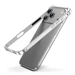 Coque de téléphone antichoc à quatre coins en silicone hybride métallique, pour iPhone 17 Pro Max, pour iPhone 17 Pro, pour iPhone 17, pour iPhone Air