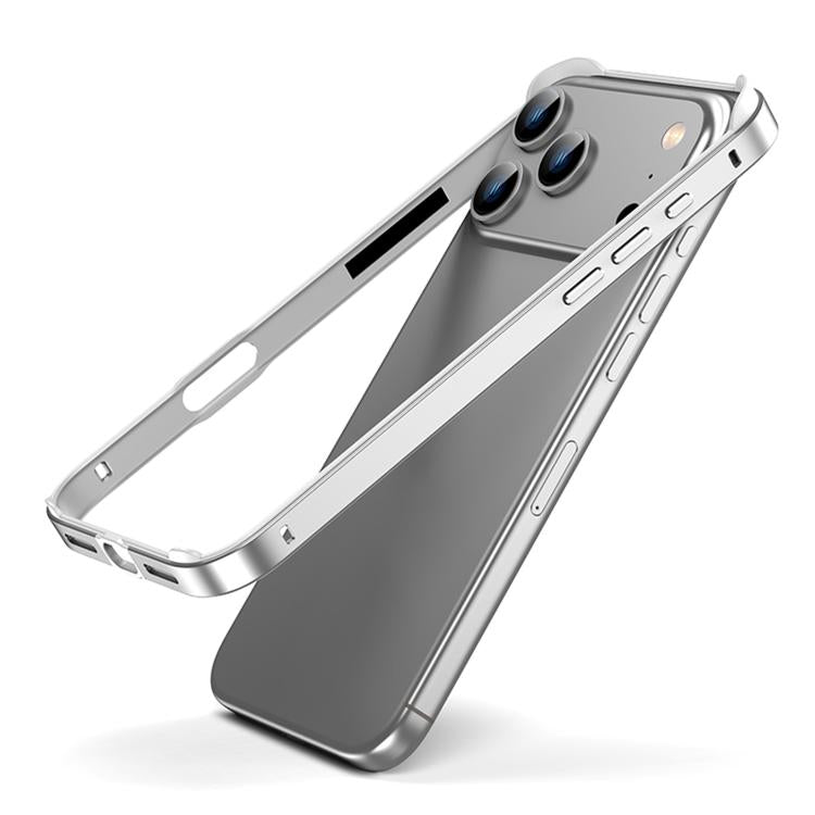 Coque de téléphone antichoc à quatre coins en silicone hybride métallique, pour iPhone 17 Pro Max, pour iPhone 17 Pro, pour iPhone 17, pour iPhone Air