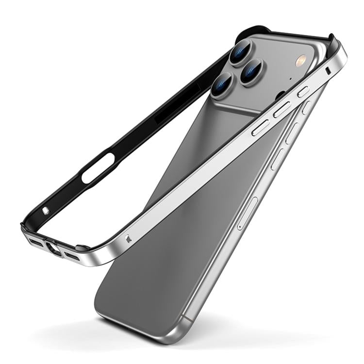 Coque de téléphone antichoc à quatre coins en silicone hybride métallique, pour iPhone 17 Pro Max, pour iPhone 17 Pro, pour iPhone 17, pour iPhone Air
