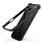 Coque de téléphone antichoc à quatre coins en silicone hybride métallique, pour iPhone 17 Pro Max, pour iPhone 17 Pro, pour iPhone 17, pour iPhone Air