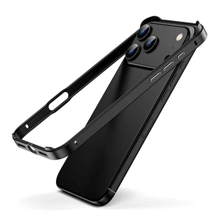 Coque de téléphone antichoc à quatre coins en silicone hybride métallique, pour iPhone 17 Pro Max, pour iPhone 17 Pro, pour iPhone 17, pour iPhone Air