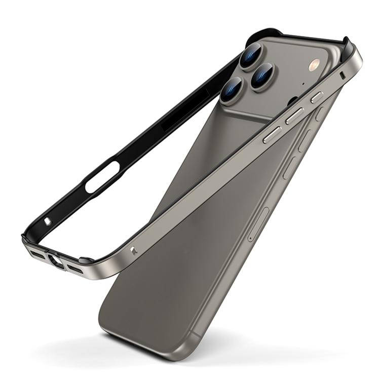 Coque de téléphone antichoc à quatre coins en silicone hybride métallique, pour iPhone 17 Pro Max, pour iPhone 17 Pro, pour iPhone 17, pour iPhone Air