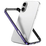 Coque de téléphone antichoc à quatre coins en silicone hybride métallique, pour iPhone 17 Pro Max, pour iPhone 17 Pro, pour iPhone 17, pour iPhone Air