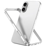 Coque de téléphone antichoc à quatre coins en silicone hybride métallique, pour iPhone 17 Pro Max, pour iPhone 17 Pro, pour iPhone 17, pour iPhone Air