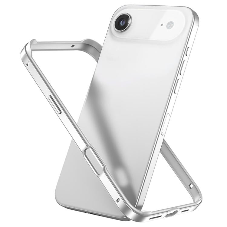 Coque de téléphone antichoc à quatre coins en silicone hybride métallique, pour iPhone 17 Pro Max, pour iPhone 17 Pro, pour iPhone 17, pour iPhone Air