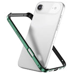 Coque de téléphone antichoc à quatre coins en silicone hybride métallique, pour iPhone 17 Pro Max, pour iPhone 17 Pro, pour iPhone 17, pour iPhone Air