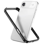 Coque de téléphone antichoc à quatre coins en silicone hybride métallique, pour iPhone 17 Pro Max, pour iPhone 17 Pro, pour iPhone 17, pour iPhone Air