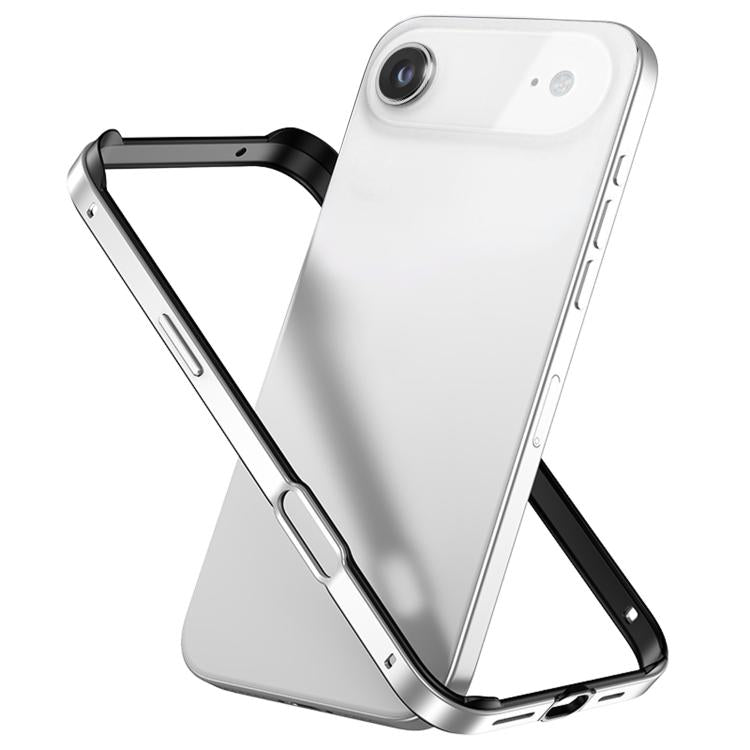 Coque de téléphone antichoc à quatre coins en silicone hybride métallique, pour iPhone 17 Pro Max, pour iPhone 17 Pro, pour iPhone 17, pour iPhone Air