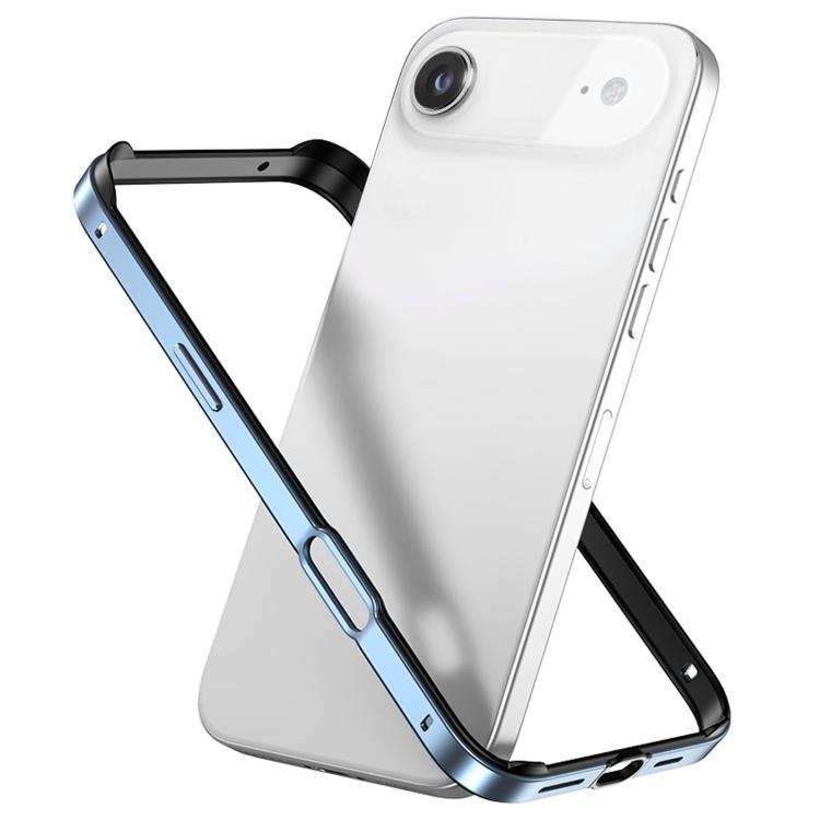 Coque de téléphone antichoc à quatre coins en silicone hybride métallique, pour iPhone 17 Pro Max, pour iPhone 17 Pro, pour iPhone 17, pour iPhone Air