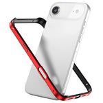 Coque de téléphone antichoc à quatre coins en silicone hybride métallique, pour iPhone 17 Pro Max, pour iPhone 17 Pro, pour iPhone 17, pour iPhone Air