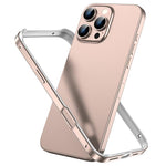 Coque de téléphone antichoc à quatre coins en silicone hybride métallique avec refroidissement, pour iPhone 16 Pro Max, pour iPhone 16 Pro, pour iPhone 16 Plus, pour iPhone 16