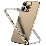 Coque de téléphone antichoc à quatre coins en silicone hybride métallique avec refroidissement, pour iPhone 16 Pro Max, pour iPhone 16 Pro, pour iPhone 16 Plus, pour iPhone 16