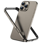 Coque de téléphone antichoc à quatre coins en silicone hybride métallique avec refroidissement, pour iPhone 16 Pro Max, pour iPhone 16 Pro, pour iPhone 16 Plus, pour iPhone 16