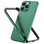 Coque de téléphone antichoc à quatre coins en silicone hybride métallique avec refroidissement, pour iPhone 16 Pro Max, pour iPhone 16 Pro, pour iPhone 16 Plus, pour iPhone 16