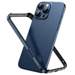 Coque de téléphone antichoc à quatre coins en silicone hybride métallique avec refroidissement, pour iPhone 16 Pro Max, pour iPhone 16 Pro, pour iPhone 16 Plus, pour iPhone 16