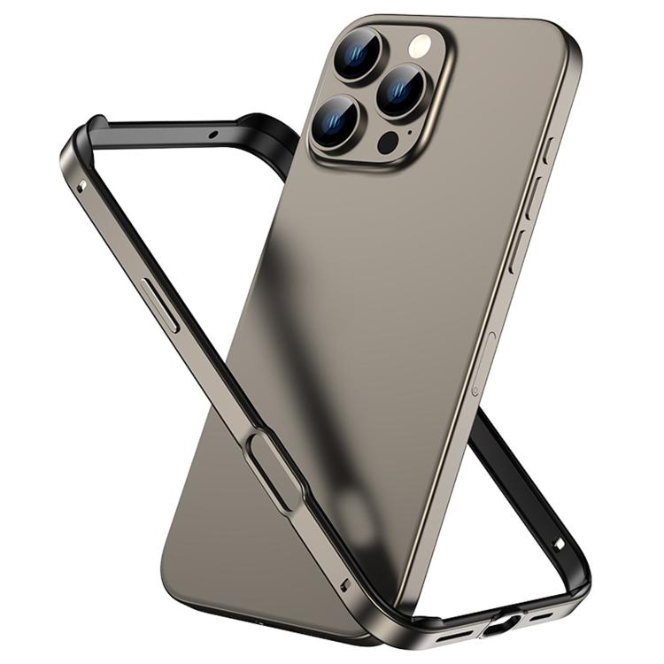 Coque de téléphone antichoc à quatre coins en silicone hybride métallique avec refroidissement, pour iPhone 16 Pro Max, pour iPhone 16 Pro, pour iPhone 16 Plus, pour iPhone 16