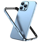 Coque de téléphone antichoc à quatre coins en silicone hybride métallique avec refroidissement, pour iPhone 16 Pro Max, pour iPhone 16 Pro, pour iPhone 16 Plus, pour iPhone 16