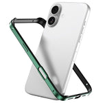 Coque de téléphone antichoc à quatre coins en silicone hybride métallique avec refroidissement, pour iPhone 16 Pro Max, pour iPhone 16 Pro, pour iPhone 16 Plus, pour iPhone 16