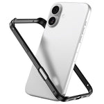 Coque de téléphone antichoc à quatre coins en silicone hybride métallique avec refroidissement, pour iPhone 16 Pro Max, pour iPhone 16 Pro, pour iPhone 16 Plus, pour iPhone 16