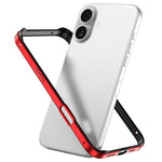 Coque de téléphone antichoc à quatre coins en silicone hybride métallique avec refroidissement, pour iPhone 16 Pro Max, pour iPhone 16 Pro, pour iPhone 16 Plus, pour iPhone 16