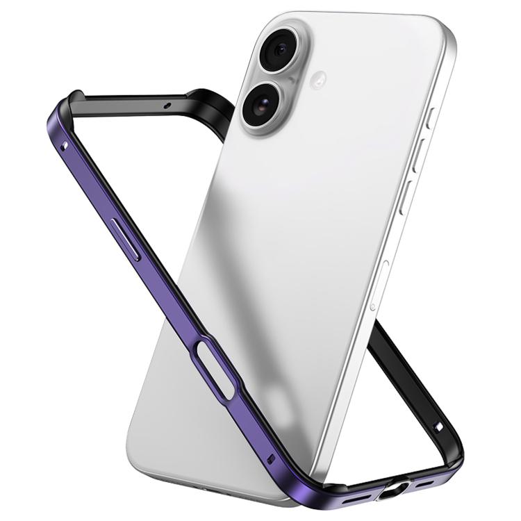 Coque de téléphone antichoc à quatre coins en silicone hybride métallique avec refroidissement, pour iPhone 16 Pro Max, pour iPhone 16 Pro, pour iPhone 16 Plus, pour iPhone 16