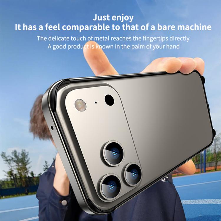 Coque de téléphone en silicone hybride et métal antichoc à quatre coins avec refroidissement, pour iPhone 15 Pro Max, pour iPhone 15 Pro, pour iPhone 15 Plus, pour iPhone 15