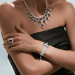 Bracelet de montre en métal à chaîne à fermoir de luxe avec diamant, pour Apple Watch 46 mm / 49 mm / 45 mm / 44 mm, pour Apple Watch 42 mm / 41 mm / 40 mm / 38 mm