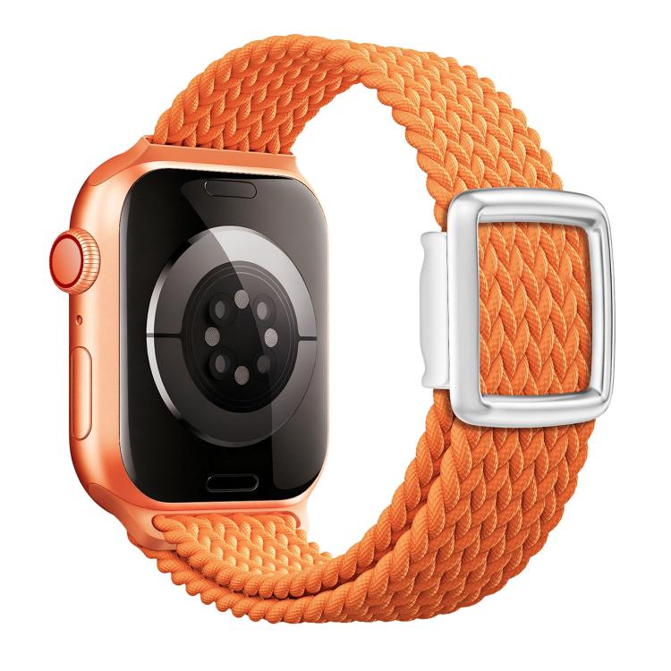 Bracelet de montre en nylon tressé avec boucle magnétique de style moderne, pour Apple Watch 46 mm / 49 mm / 45 mm / 44 mm, pour Apple Watch 42 mm / 41 mm / 40 mm / 38 mm